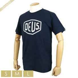 デウス・エクス・マキナ Deus Ex Machina メンズ Tシャツ 半袖 ロゴ ［Sサイズ/Mサイズ/Lサイズ］ ネイビー T-DMW41808E NAVY | コンビニ受取 ブランド