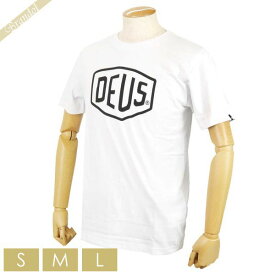 デウス・エクス・マキナ Deus Ex Machina メンズ Tシャツ 半袖 ロゴ ［Sサイズ/Mサイズ/Lサイズ］ ホワイト T-DMW41808E WHITE | コンビニ受取 ブランド