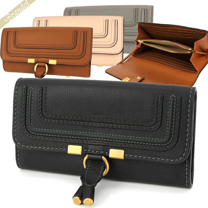 楽天市場】クロエ Chloe 財布 レディース 長財布 MARCIE ［ブラック 