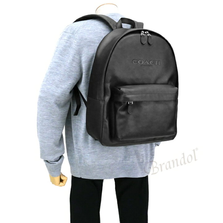 楽天市場 ポイント最大9倍 最大4000円クーポン コーチ リュック Coach メンズ レザー バックパック ブラック F Blk ブランド Azurebrandol