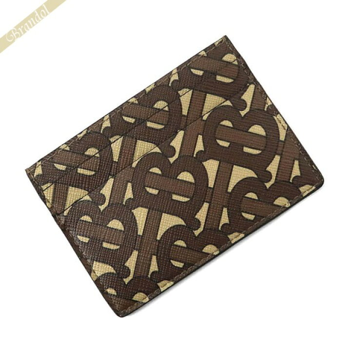 バーバリー カードケース BURBERRY TBモノグラム ベージュ×ライト 
