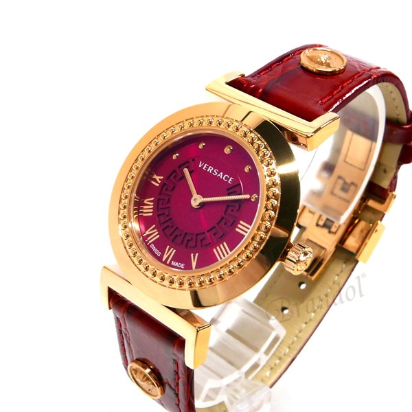 ベルサーチ 腕時計 VERSACE レディース ヴァニティ 35mm パープル系×レッド P5Q80D800S800 | ブランド |  AzureBrandol