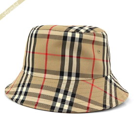 バーバリー バケットハット BURBERRY メンズ・レディース 帽子 ビンテージチェック Lサイズ ベージュ系 8026927 L | ブランド