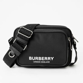 《最大5000円クーポン 1/26 23:59迄》バーバリーショルダーバッグ BURBERRY メンズ レディース ロゴ カメラバッグ ブラック 8049094 | ブランド