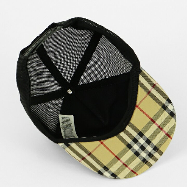楽天市場】バーバリー 帽子 BURBERRY チェック柄 メッシュキャップ M/L 