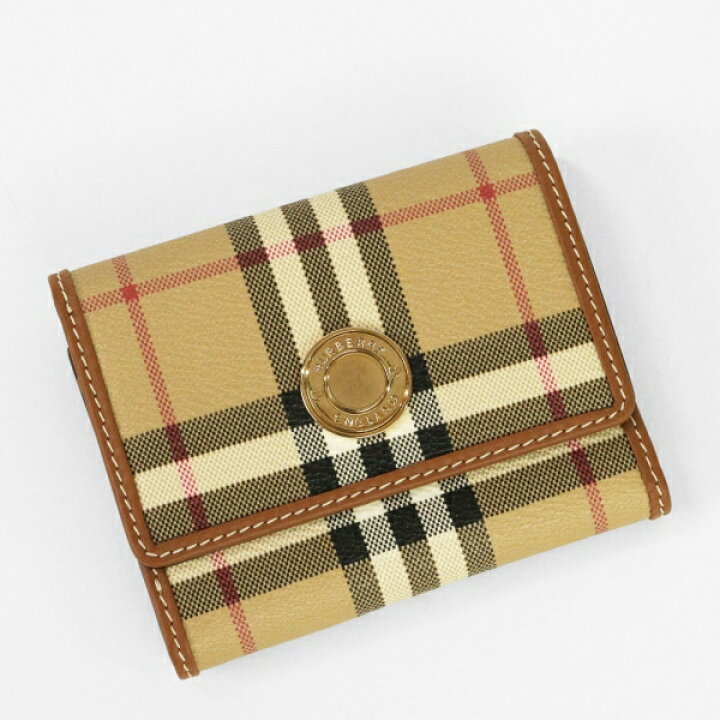 楽天市場】バーバリー 折り財布 BURBERRY チェック柄 コンパクト 