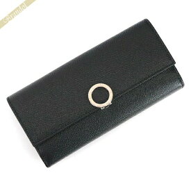 ブルガリ 長財布 BVLGARI メンズ ブルガリ・ブルガリ BVLGARI レザー ブラック 30416 GRAIN BLK | ブランド