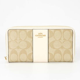 《最大4000円クーポン 12/7 23:59迄》コーチ 長財布 COACH 財布 レディース ラウンドファスナー シグネチャー ストライプ 各色 F54630 | コーチアウトレット ブランド