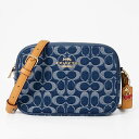コーチ ショルダーバッグ COACH シグネチャー デニム カメラバッグ ネイビー系 CAA74 IMXIA レディース | ブランド