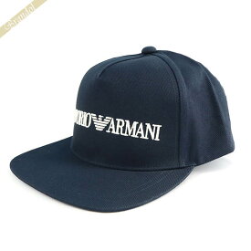 《店内全品P10倍_30日23:59迄》エンポリオアルマーニ EMPORIO ARMANI 帽子 イーグルロゴ ベースボール キャップ ネイビー 627507 0A525 00035 | ブランド