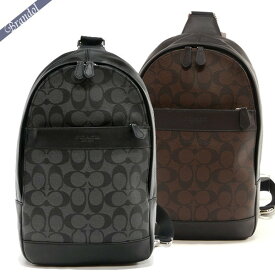 コーチ ボディバッグ COACH メンズ シグネチャー メッセンジャー ［ブラック/ブラウン］ F54787 | ブランド