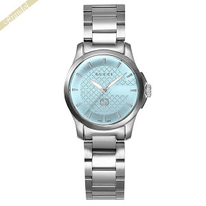 GUCCI �O�b�` ���f�B�[�X�r���v G�^�C�����X G-Timeless 27mm �^�[�R�C�Y�u���[×�V���o�[ YA1265051