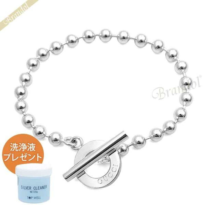 楽天市場 グッチ ブレスレット Gucci メンズ レディース ボールチェーン シルバー 0006 19 ブランド Azurebrandol