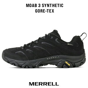 MERRELL (������) �h���X�j�[�J�[ �����Y MOAB 3 SYNTHETIC GTX GORE-TEX ���A�u3 �V���Z�e�B�b�N �S�A�e�b�N�X ���[�J�b�g �y�o�R�C �u���b�N J500239 2026�N�t�ĐV�� | �u�����h 2026SS