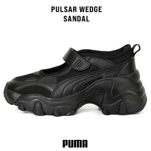 �v�[�} PUMA �X�j�[�J�[�T���_�� ���f�B�[�X PULSAR WEDGE SANDAL �p���T�[ ���� �ܐ悠�� �u���b�N 398677 02 2026�N�t�ĐV�� | �u�����h 2026SS
