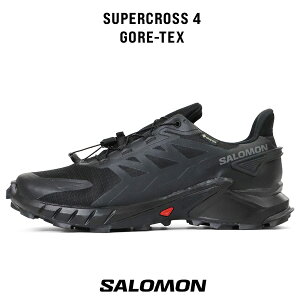 �T������ SALOMON �g���C�������j���O�V���[�Y �����Y SUPERCROSS 4 GTX GORE-TEX �X�[�p�[�N���X4 �S�A�e�b�N�X �h���X�j�[�J�[ �u���b�N L41731600 2026�N�t�ĐV�� | �u�����h 2026SS