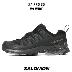 �s�N�[�|���Ώۏ��i�tSALOMON (�T������) �g���C�������j���O�V���[�Y �����Y XA PRO 3D V9 WIDE ���C�h ���L �X�j�[�J�[ �N�C�b�N�V���[���[�X �u���b�N L47273100 2026�N�t�ĐV�� | �u�����h 2026SS