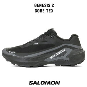 �T������ SALOMON �g���C�������j���O�V���[�Y �����Y GENESIS 2 GTX GORE-TEX �S�A�e�b�N�X �h���X�j�[�J�[ �N�C�b�N�V���[���[�X �u���b�N L49300300 2026�N�H�~�V�� | �u�����h 2026AW