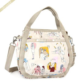 レスポートサック ショルダーバッグ レディース LeSportsac SMALL JENNI 2way ミニトートバッグ アニマル柄 ピンクベージュ系 8056 F457 | ブランド