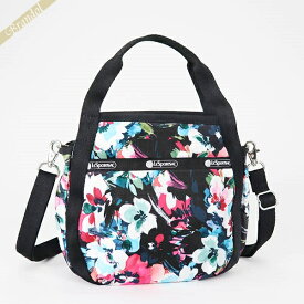 レスポートサック ショルダーバッグ LeSportsac SMALL JENNI 2way ミニトートバッグ レディース 花柄 ブラック系マルチカラー 8056 E457 | ブランド