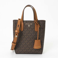 マイケルコース ショルダーバッグ MICHAEL KORS SINCLAIR MKシグネチャー 2way ミニトート ブラウン 32T1…