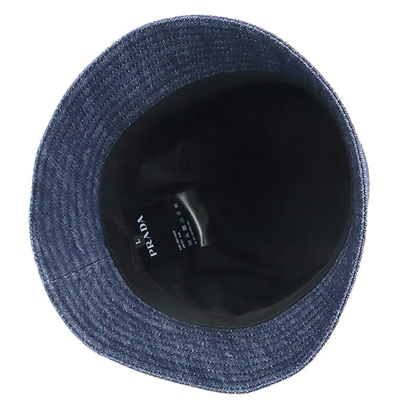 プラダ バケットハット PRADA 帽子 メンズ デニム 三角ロゴ Lサイズ ネイビー 2HC137 AJ6 F0008 L | ブランド |  AzureBrandol