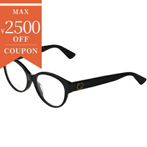《最大2500円クーポン 10/29 23:59迄》グッチ メガネフレーム GUCCI レディース ラウンド型 セルフレーム ハチモチーフ ブラック GG0099OA-001 | ブランド