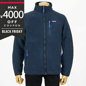 ső4000~N[| 11/24 23:59tp^SjA Y gpCWPbg Patagonia t[X RETRO PILE JACKET  lCr[ 22801 New Navy w/Sunken Blue S/M/L Y | uh