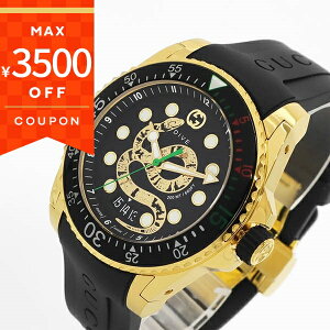 �s�ő�3500�~�N�[�|�� 1/3 23:59���tGUCCI �O�b�` �����Y�r���v DIVE �_�C�u �X�l�[�N���`�[�t 45mm �u���b�N×�S�[���h YA136219 | �u�����h