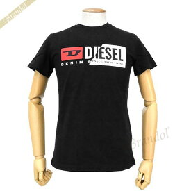 《店内全品P10倍_30日23:59迄》ディーゼル Tシャツ DIESEL メンズ T-DIEGO-CUTY Wロゴ ［ Sサイズ / Mサイズ / Lサイズ］ ブラック 00SDP1 0091A 900 | ブランド