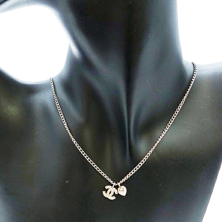 楽天市場】CHANEL シャネル ネックレス ココマーク ラインストーン  