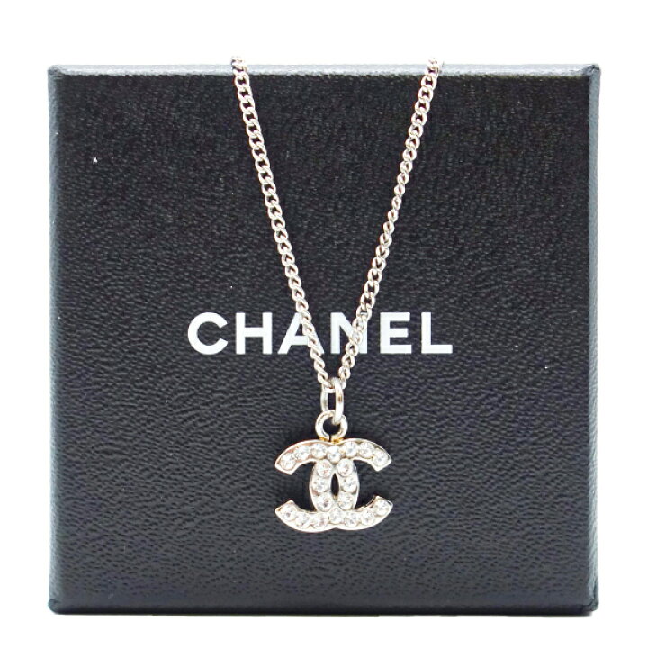 楽天市場】CHANEL シャネル ネックレス ココマーク ラインストーン 