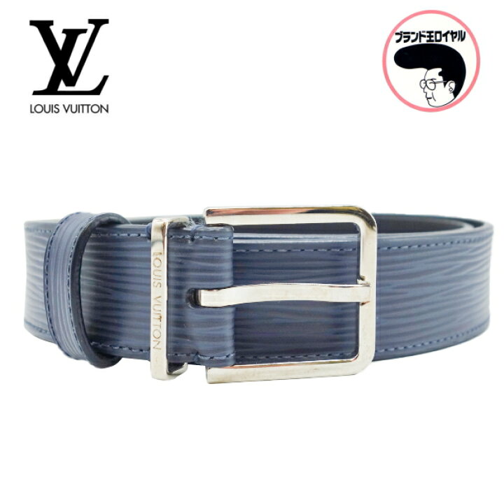 楽天市場】【中古】Louis Vuitton ルイヴィトン ベルト エピ ネイビー 