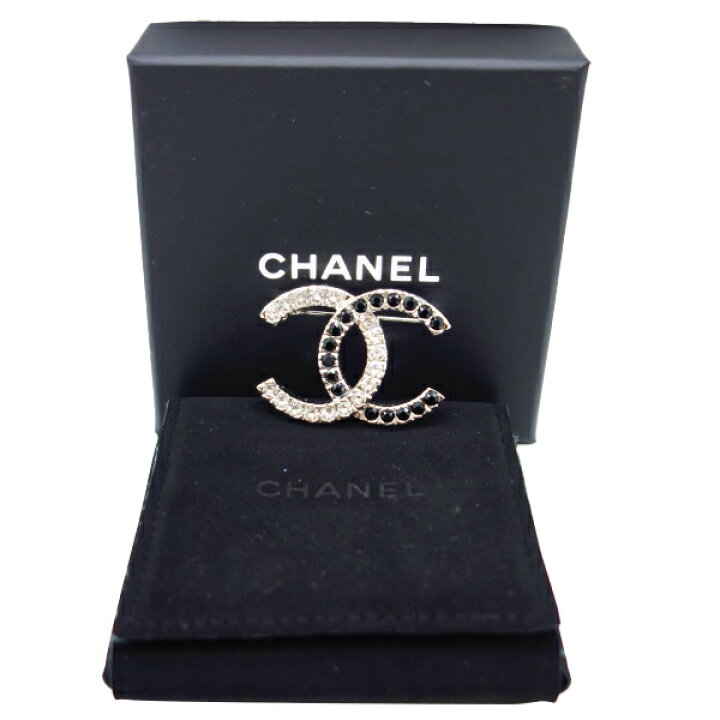 楽天市場】CHANEL シャネル ブローチ CCマーク 【中古】未使用品 
