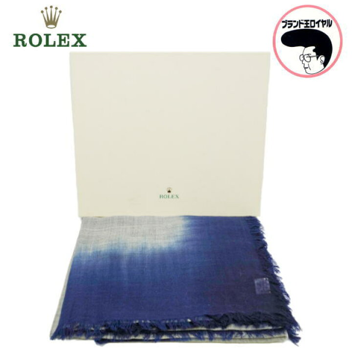 楽天市場】ROLEX ロレックス ストール ブルー 【中古】未使用 