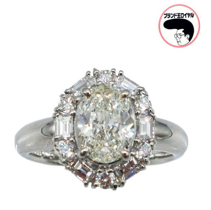 楽天市場】ダイヤモンド リング 1.069ct 0.61ct 大粒 Pt900 プラチナ  