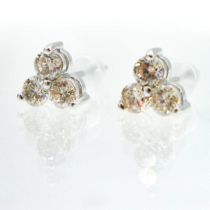 楽天市場】ダイヤモンドピアス PT900 プラチナピアス ダイヤ 0.25ct×2 