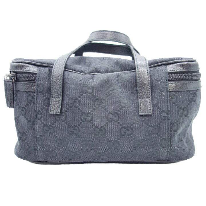 楽天市場】【中古】GUCCI グッチ バニティバッグ 124540 GG黒 ブラック  
