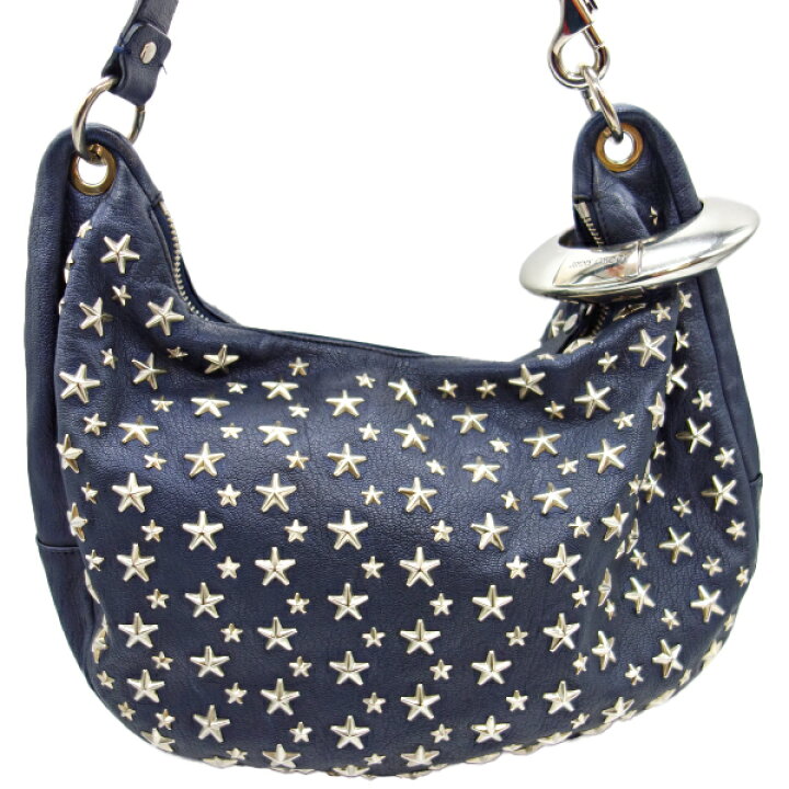 楽天市場】【中古】ジミーチュウ JIMMY CHOO スタッズ ワンショルダー 
