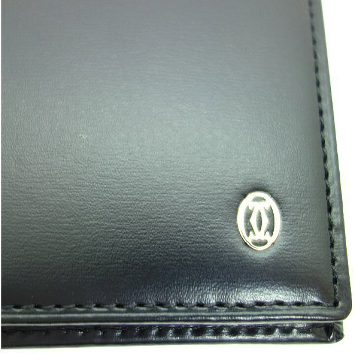 楽天市場】【中古】未使用品 Cartier カルティエ 長財布 ブラック 黒  