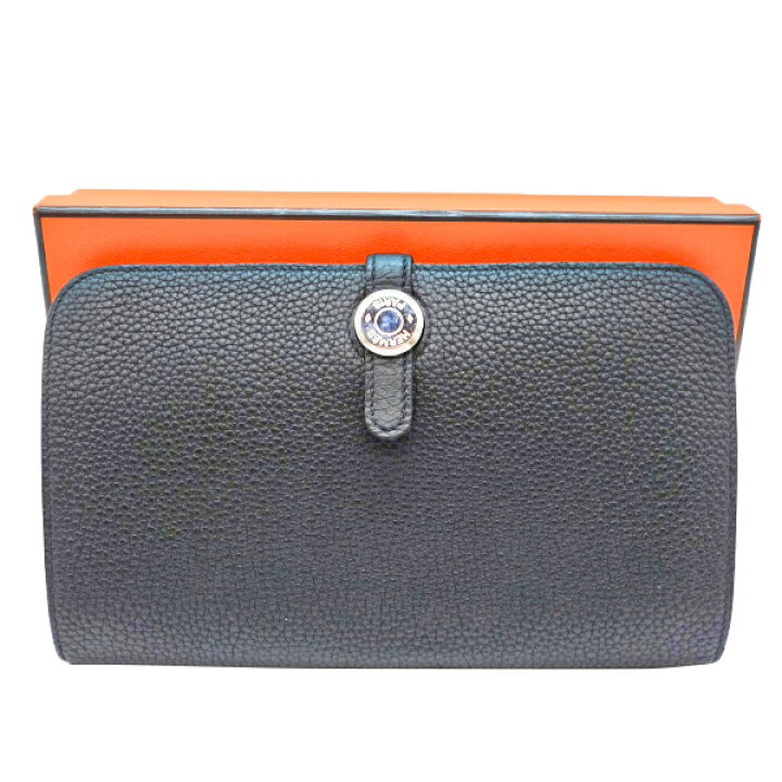 楽天市場】【中古】未使用品 HERMES エルメス ドゴンGM ブラック  