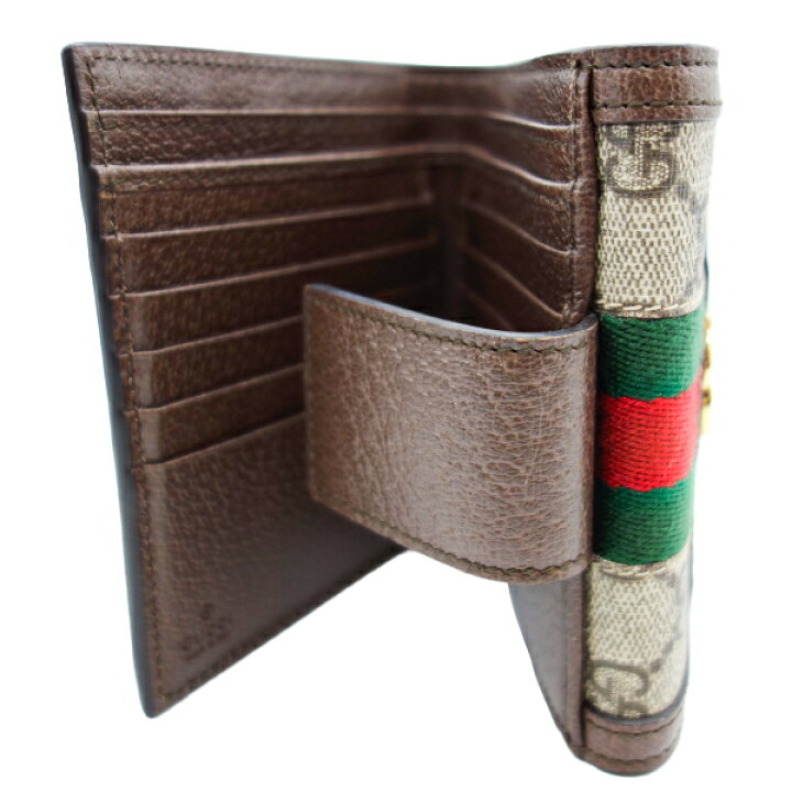 楽天市場】【中古】未使用品 GUCCI グッチ シェリーライン Wホック GG  