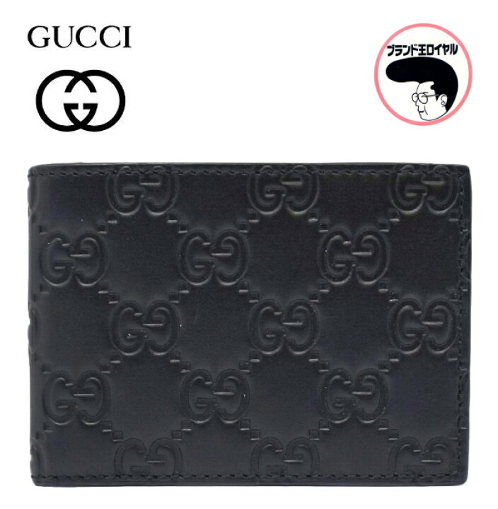 楽天市場】【中古】未使用品 GUCCI グッチ 二つ折り財布 レザー 