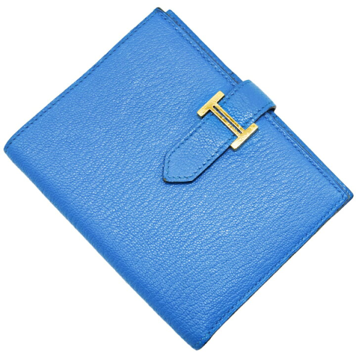 楽天市場】【中古】HERMES エルメス ベアンミニ ブルーフリーダ U刻 