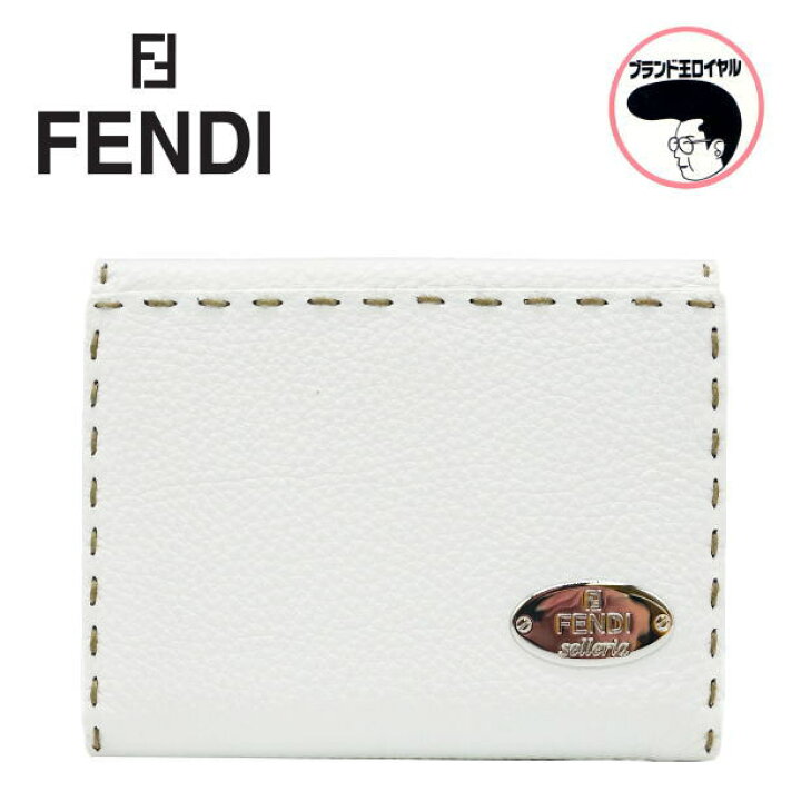 楽天市場】【中古】FENDI フェンディ セレリア 二つ折り コンパクト 