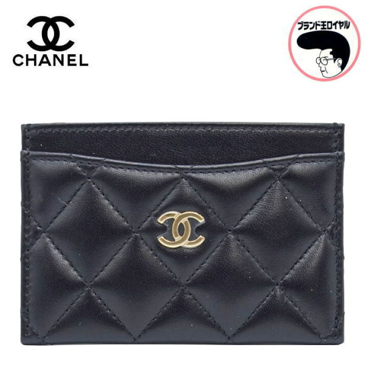 楽天市場】【中古】未使用品 CHANEL シャネル カードケース 黒 CC  