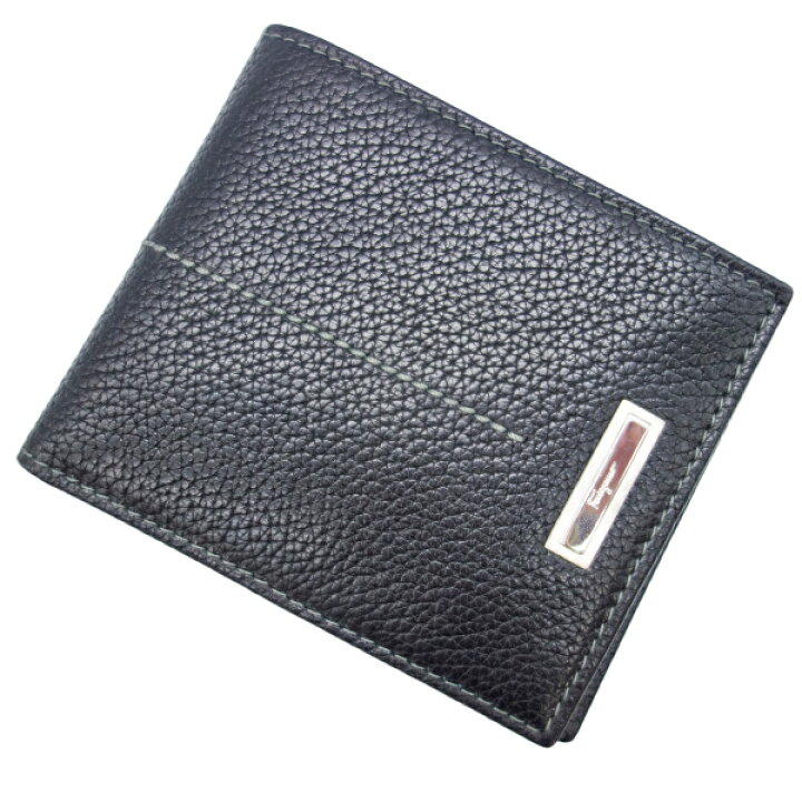 楽天市場】【中古】未使用品 Ferragamo フェラガモ 二つ折り財布 