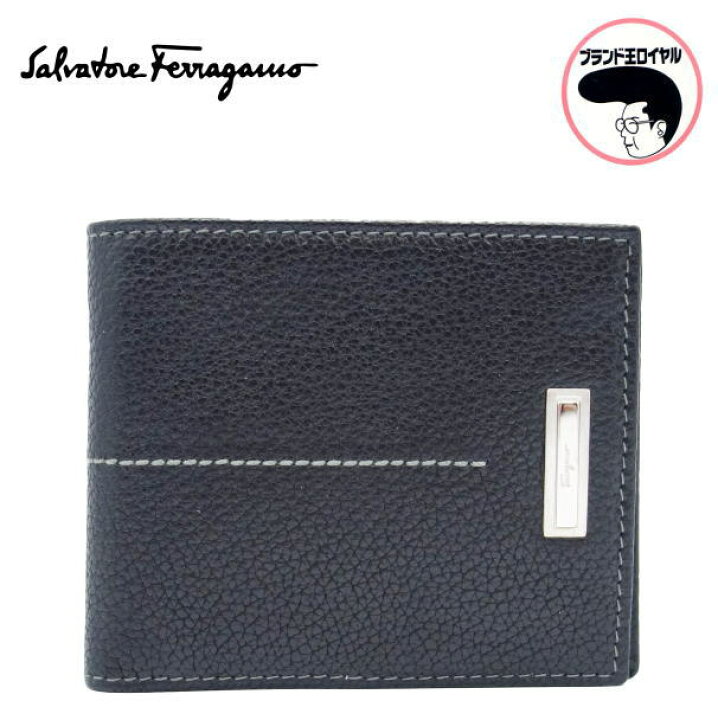 楽天市場】【中古】未使用品 Ferragamo フェラガモ 二つ折り財布 