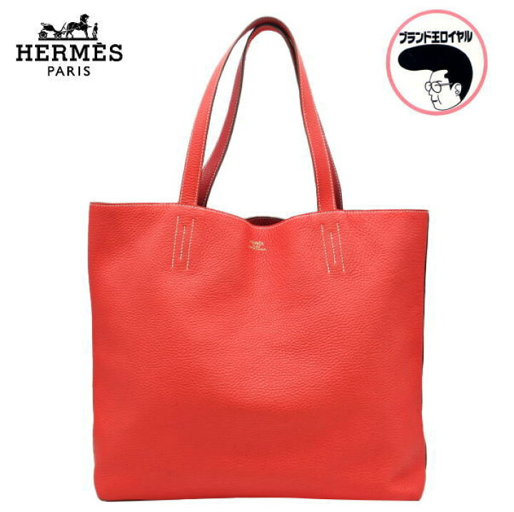 楽天市場】【中古】HERMES エルメス ドゥブルセンス36 トートバッグ  