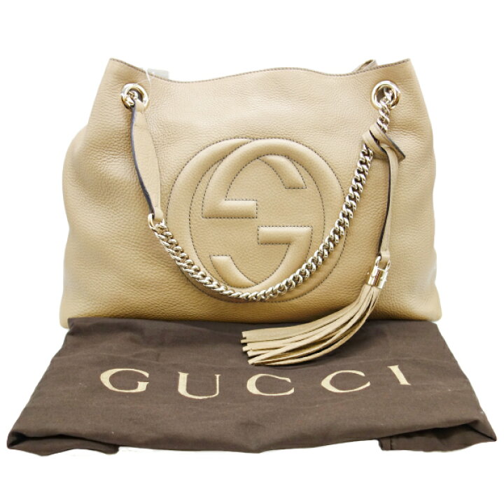 楽天市場】GUCCI グッチ ソーホーフリンジ チェーンショルダーバッグ  